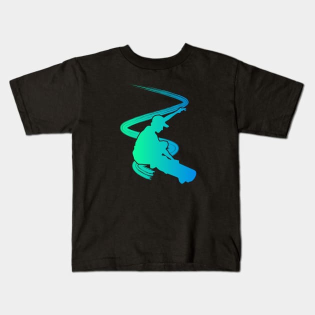 Skateboard Kids T-Shirt by MBNEWS